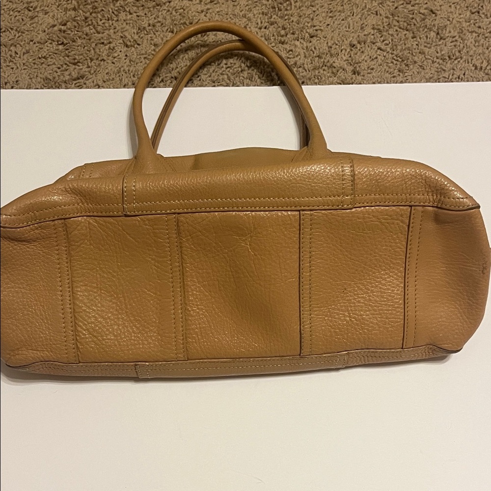 Prada Tan Leather Shoulder Bag - Picture 9 of 11
